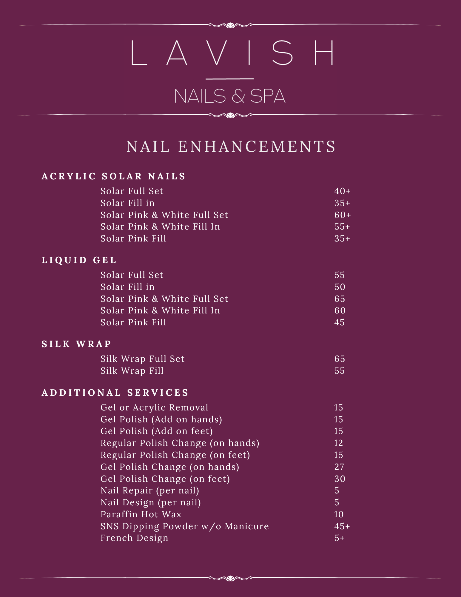 Nail Enhancements